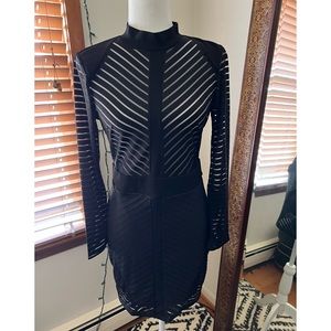 special occasion mini black dress
